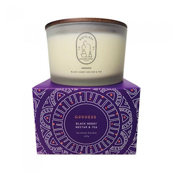 Goddess ~ Black Honey & Tea Candle